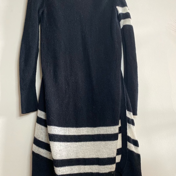Banana Republic Multi Striped Long Cardigan Black - Picture 8 of 8